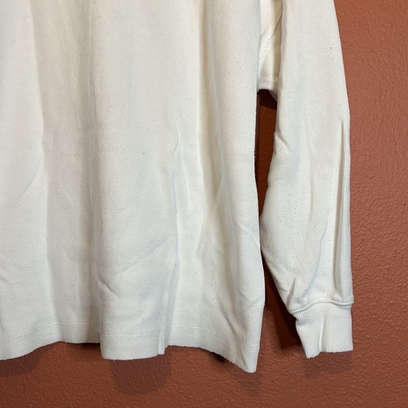 Aerie Ribbed Oversized Quarter Zip Sweatshirt - Picture 12 of 13